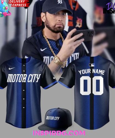 Detroit Tigers Motor City Customized Baseball Jersey
