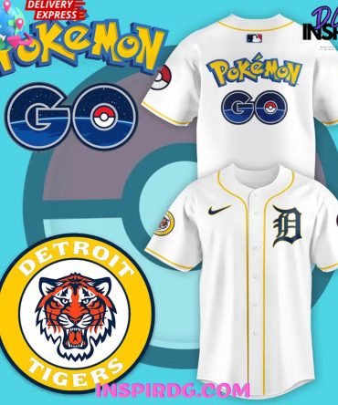 Detroit Tigers Pokémon Go Special Baseball Jersey