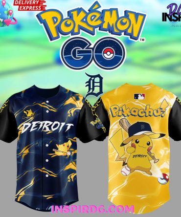 Detroit Tigers Pokémon Go Special Baseball Jersey