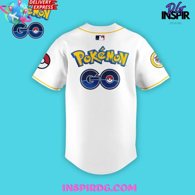 Detroit Tigers Pokémon Go Special Baseball Jersey - Image 4
