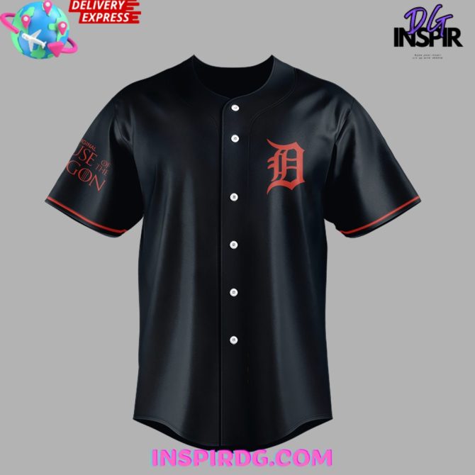 Detroit Tigers X House Of The Dragon Baseball Jersey - Image 2