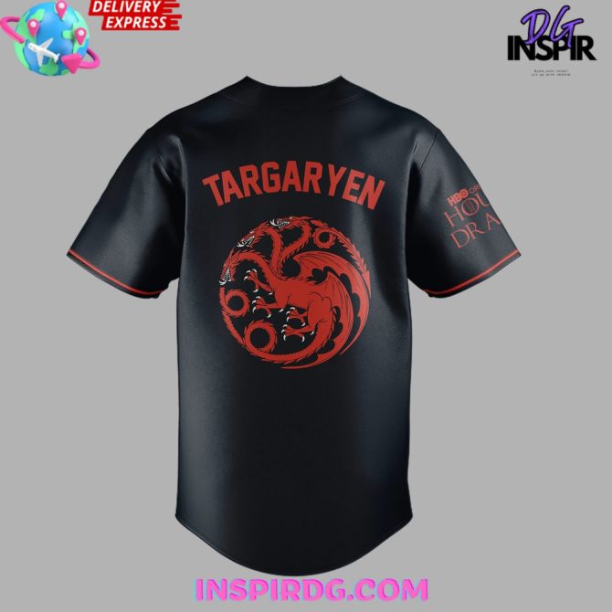 Detroit Tigers X House Of The Dragon Baseball Jersey - Image 3