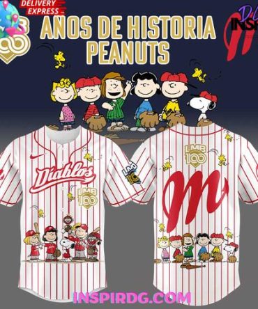 Diablos Peanuts 100 Years Lmb Special Baseball Jersey
