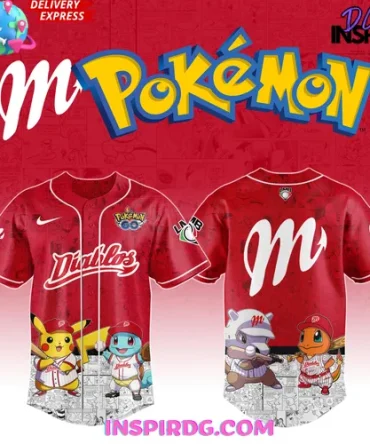 Diablos Rojos Del México X Pokémon Special Edition Jersey