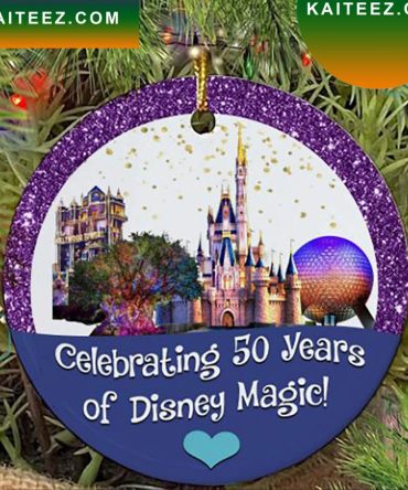 Disney 50 Years Walt Disney Anniversary Christmas   Ornament