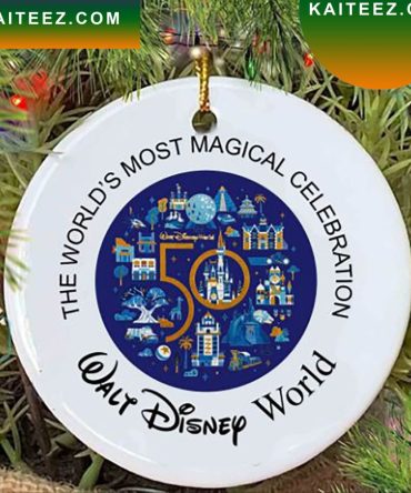 Disney 50Th Most Magical Celebration Christmas Ornament