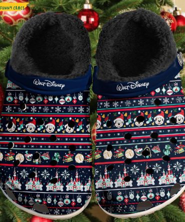 Disney Christmas Mickey Mouse Crocs Crocband Clog - Discover Comfort And Style Clog Shoes Unisex Clogs Garden Shoes