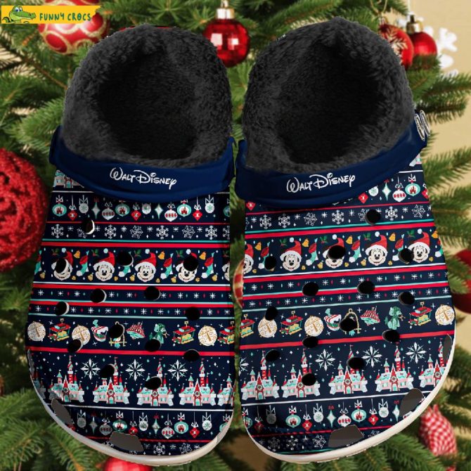 Disney Christmas Mickey Mouse Crocs Crocband Clog - Discover Comfort And Style Clog Shoes Unisex Clogs Garden Shoes