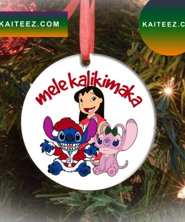 Disney Lilo And Stitch Christmas Tree Ornament