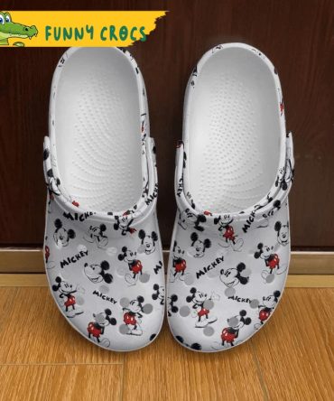 Disney Mickey Mouse White Crocs Clog Shoes - Discover Comfort And Style Clog Shoes Unisex Clogs Garden Shoes