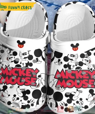 Disney Pattern Mickey Mouse Crocs Clog Shoes - Discover Comfort And Style Clog Shoes Unisex Clogs Garden Shoes