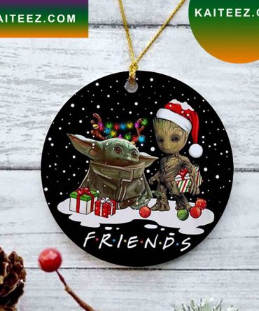 Disney Star Wars Groot Baby Yoda  Christmas Ornament