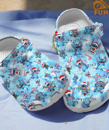 Disney Stitch Christmas Crocs - Discover Comfort And Style Clog Shoes For Family