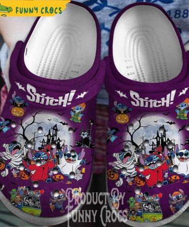 Disney Stitch Halloween Crocs Shoes Clogs - Discover Comfort And Style Clog Shoes For Family