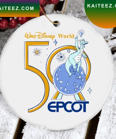 Disney World 50Th Anniversary Castle Matching Disney Christmas  Ornament