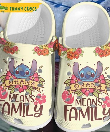 Disney Ohana Mlean Family Stitch Crocs Crocband Clog - Discover Comfort And Style Clog Shoes For Family