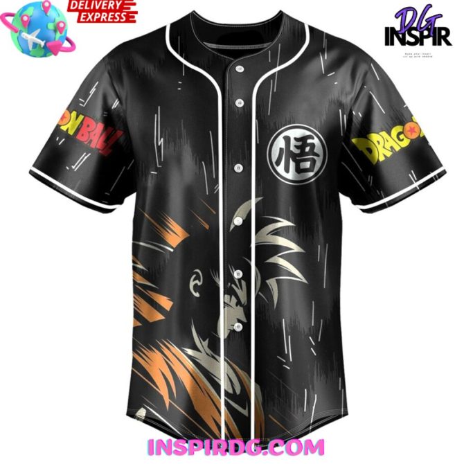Dragon Ball Kanji Saiyan Limited Edition Baseball Jersey - Image 2