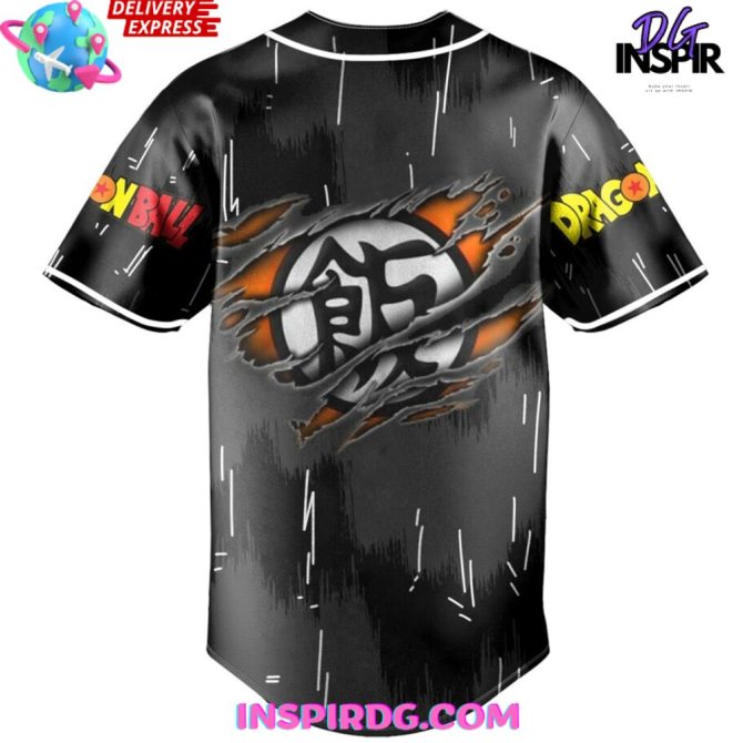 Dragon Ball Kanji Saiyan Limited Edition Baseball Jersey - Image 3