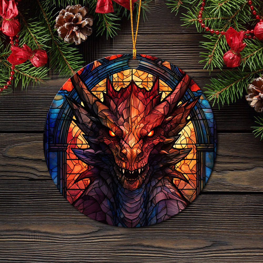 Dragon Ceramic Art In The Style Of Aggressive Ceramic Ornament Perfect Gift For Holiday - Image 2
