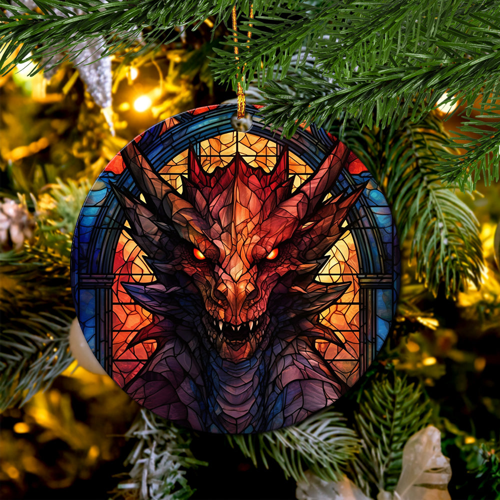 Dragon Ceramic Art In The Style Of Aggressive Ceramic Ornament Perfect Gift For Holiday - Image 3