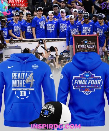Duke Blue Devils 2025 Ncaa Final Four Regional Champions Locker Room All Over Print Hoodie
