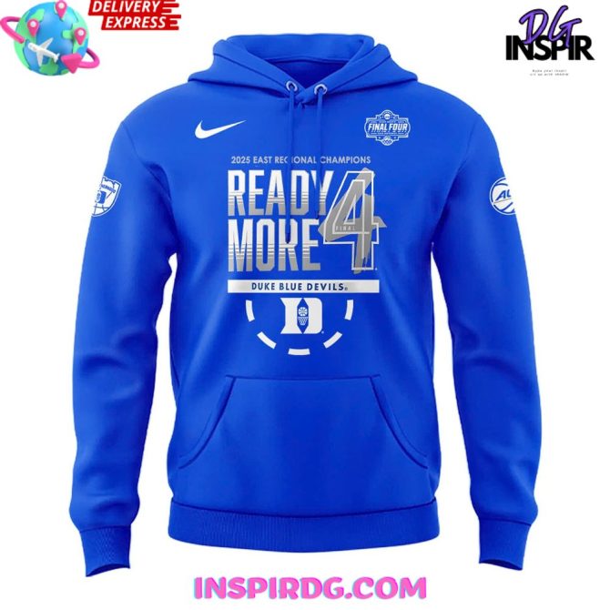 Duke Blue Devils 2025 Ncaa Final Four Regional Champions Locker Room All Over Print Hoodie - Image 2