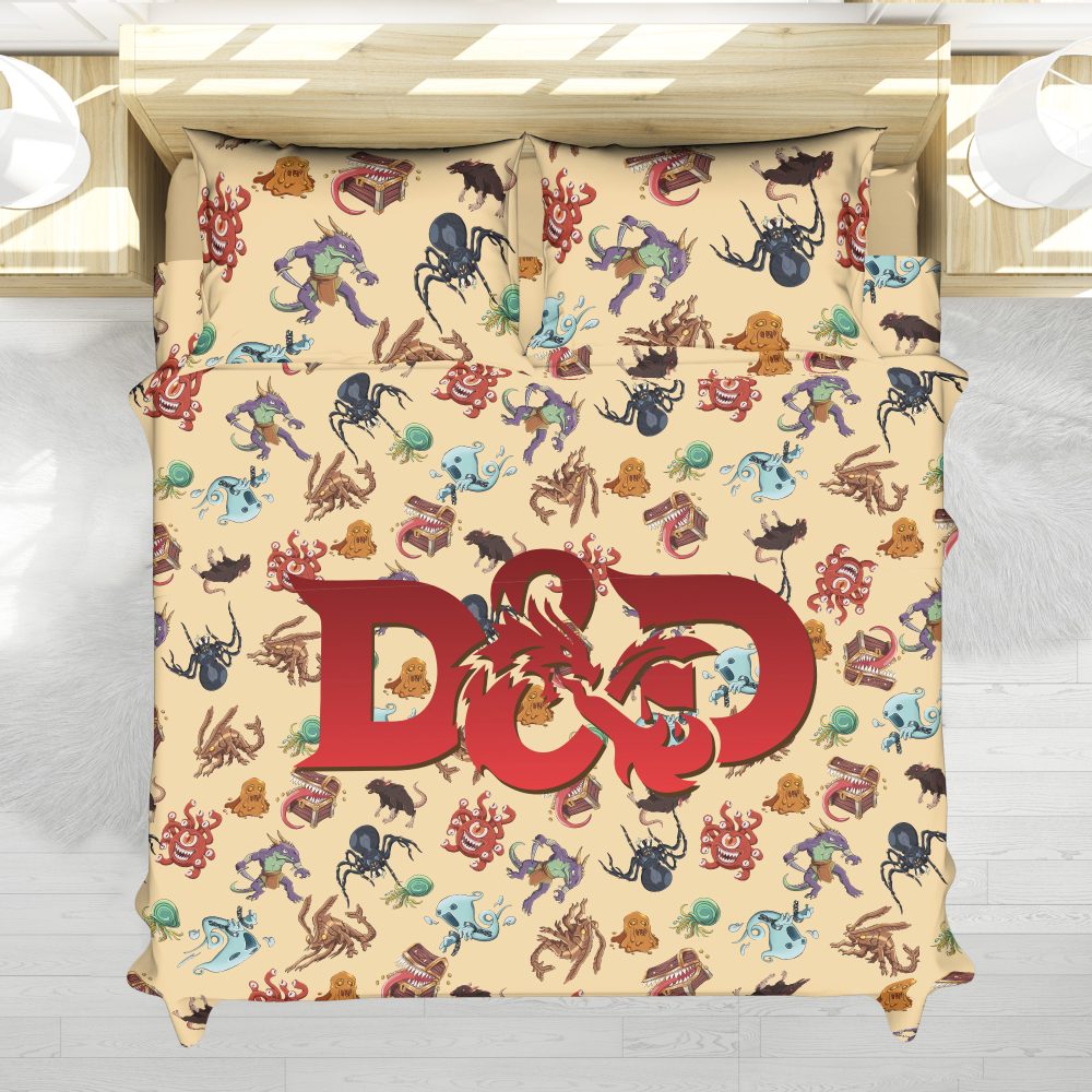 Dungeons And Dragons Bedding Set