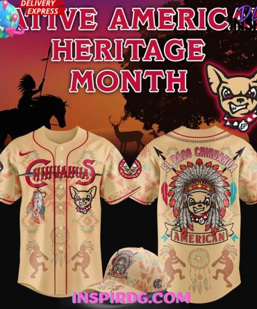 El Paso Chihuahuas Native American Heritage 2025 Baseball Jersey