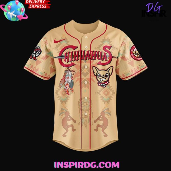 El Paso Chihuahuas Native American Heritage 2025 Baseball Jersey - Image 2