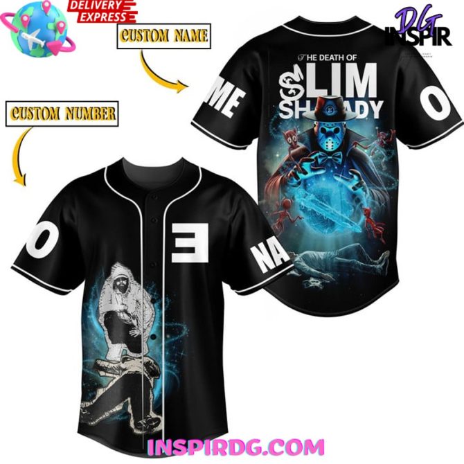 Eminem Houdini The Death Of Slim Shady Jersey Shirt - Image 2