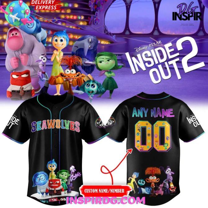 Erie Seawolves X Inside Out 2 Special Baseball Jersey