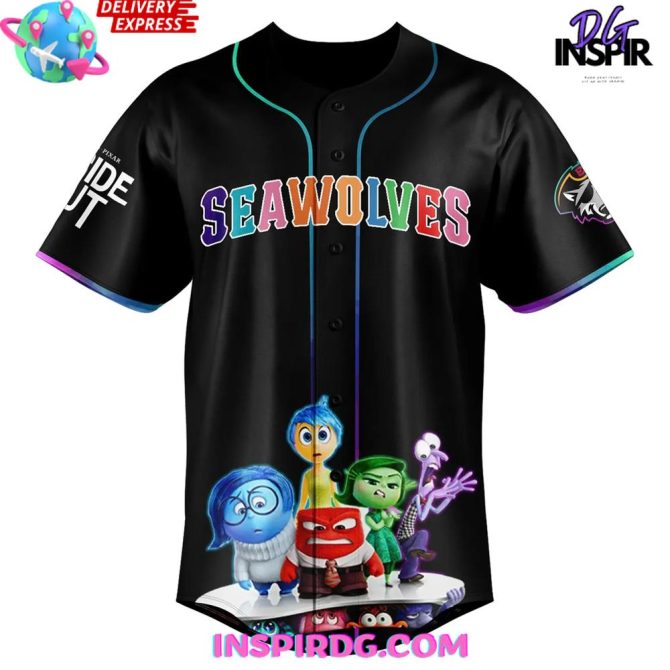 Erie Seawolves X Inside Out 2 Special Baseball Jersey - Image 2