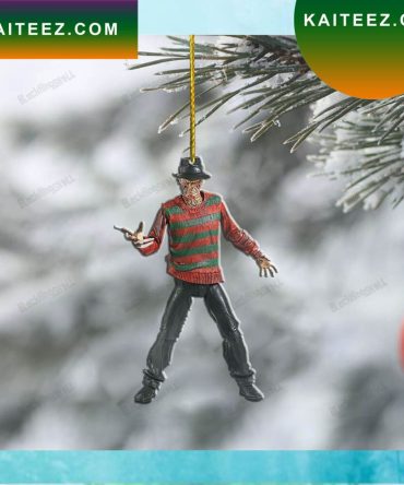 Freddy Krueger With Claws Horror Christmas Ornament