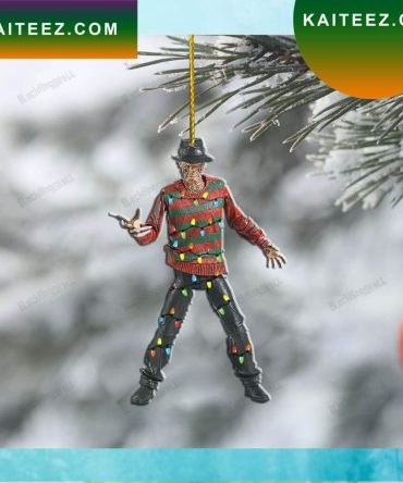 Freddy Krueger With Claws Led Lights Horror Christmas Ornament
