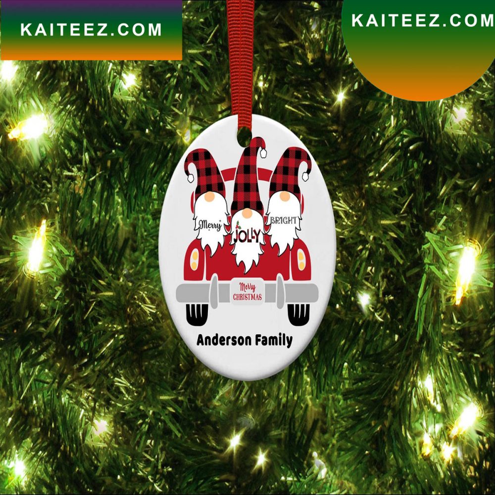 Family Gnome Christmas Tree Christmas Ornament
