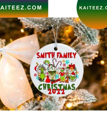 Family Grinch Tea Cup Grinch Christmas Ornament