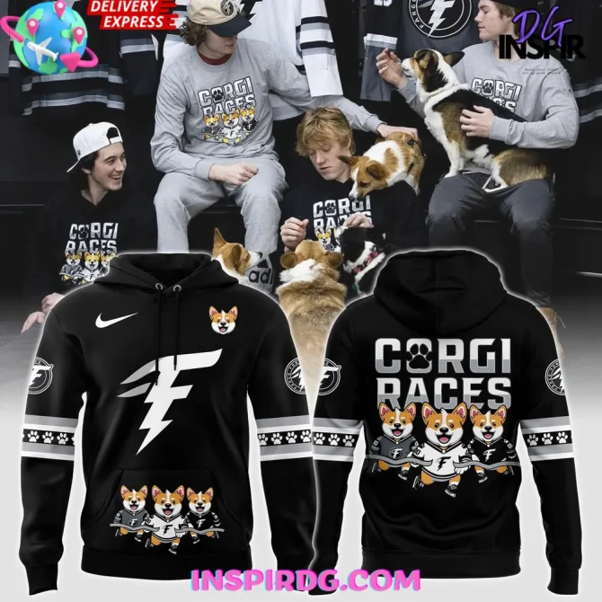 Fargo Force Corgi Races Limited Edition All Over Print Hoodie