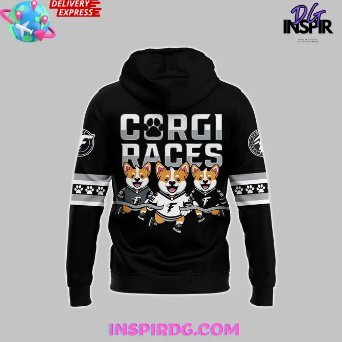 Fargo Force Corgi Races Limited Edition All Over Print Hoodie - Image 3