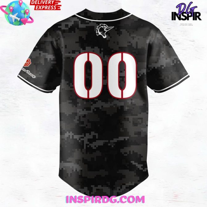 Fayetteville Woodpeckers Black Ops Night 2025 Baseball Jersey - Image 3