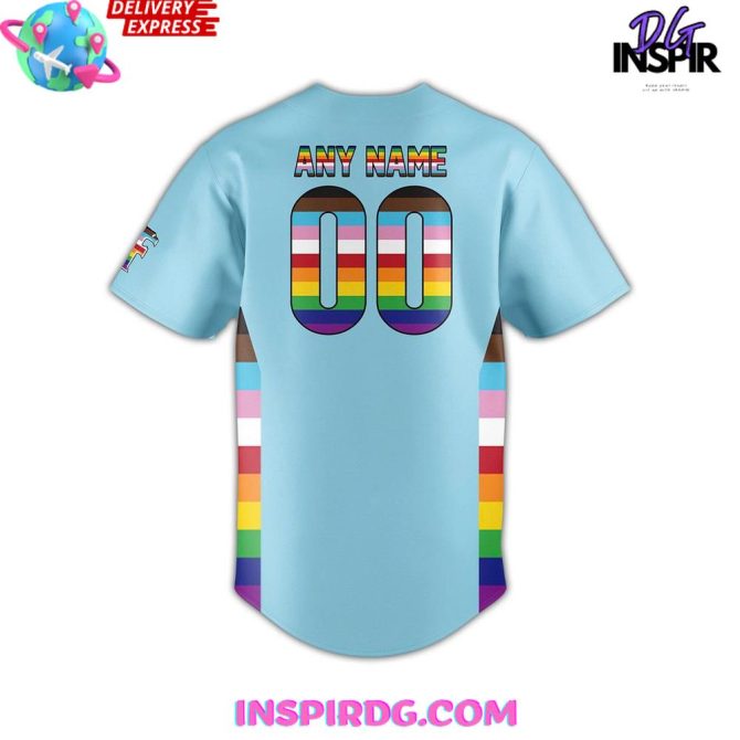 Fayetteville Woodpeckers Pride Night Out 2025 Baseball Jersey - Image 3