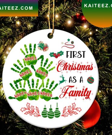 First Christmas As A Family Christmas Ornament