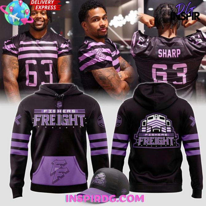 Fishers Freight Cancer 2025 All Over Print Hoodie
