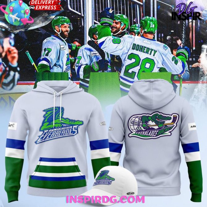 Florida Everblades Hockey Hoodie Limited Edition Fan Gear