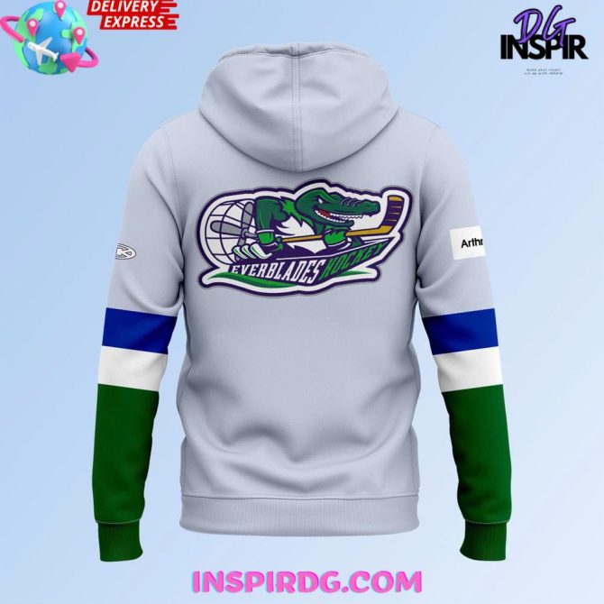 Florida Everblades Hockey Hoodie Limited Edition Fan Gear - Image 3
