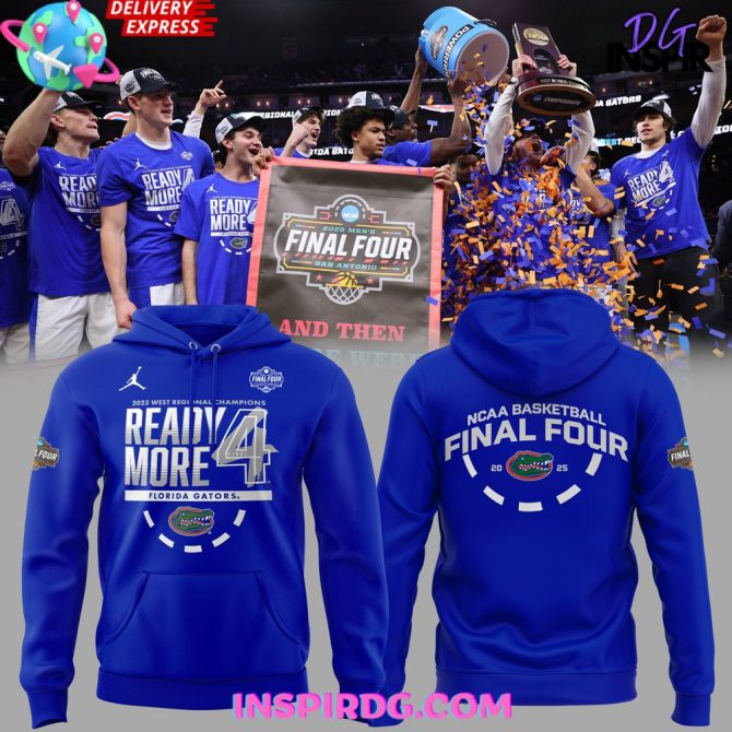 Florida Gators 2025 Ncaa Final Four Regional Champions Locker Room All Over Print Hoodie