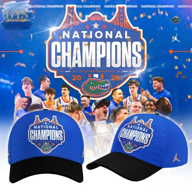 Florida Gators Basketball Ncaa Champions 2025 Limited Edition Cap