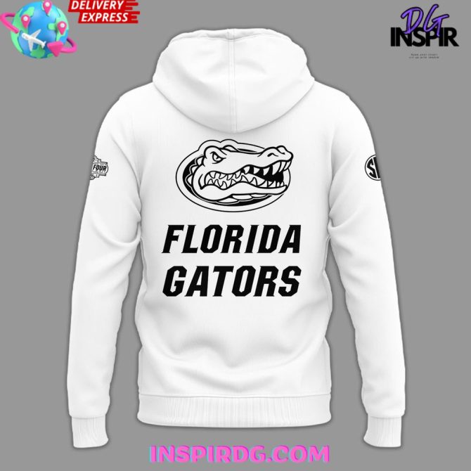 Florida Gators Final Four Special Jordan Brand White All Over Print Hoodie - Image 3
