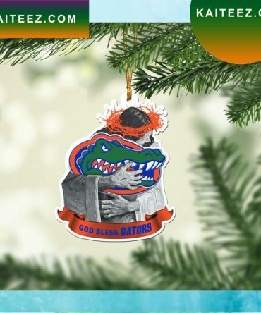 Florida Gators Ncaa Jesus Christ Hug Christmas Ornament