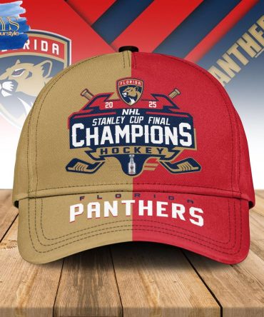Florida Panthers Stanley Cup Final Champions Cap 2025