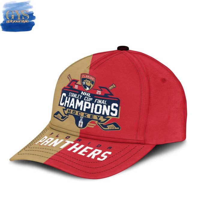 Florida Panthers Stanley Cup Final Champions Cap 2025 - Image 3